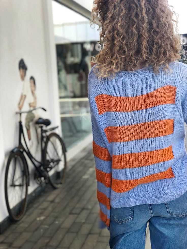 Knitting pattern for oversized jumper