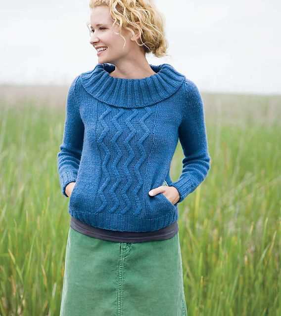 Knitting pattern for sleeveless pullover