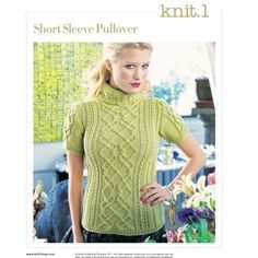 Knitting pattern for sleeveless pullover