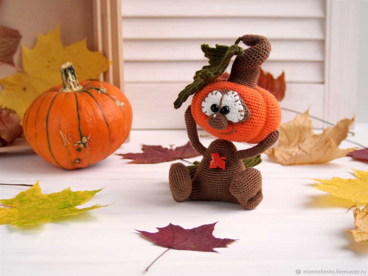 Knitting pattern for small pumpkins