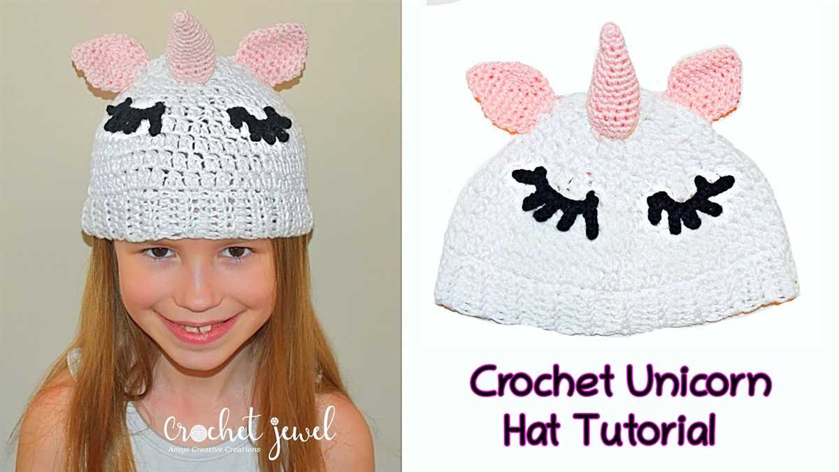 Knitting pattern for unicorn hat