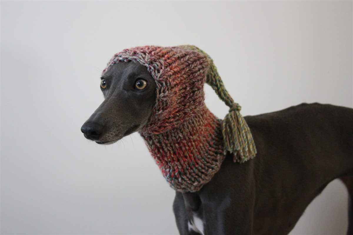 Knitting pattern for whippet snood