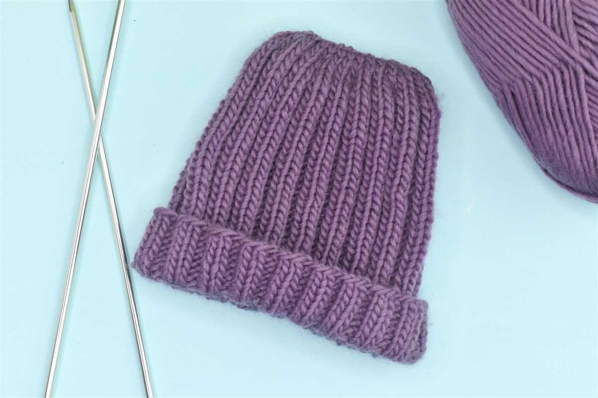 Knitting patterns for beanies with straight needles