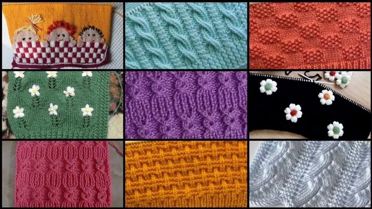 Knitting patterns for charity knitters