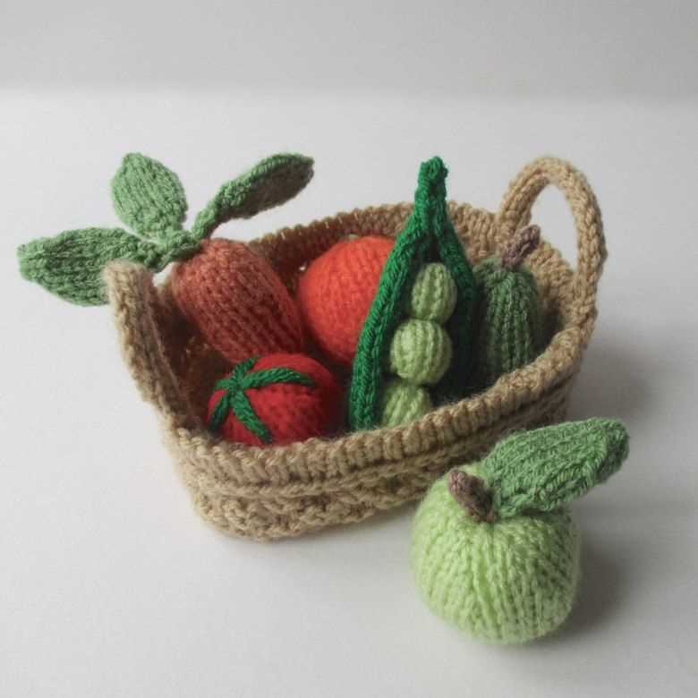 Knitting patterns for fruit and vegetables