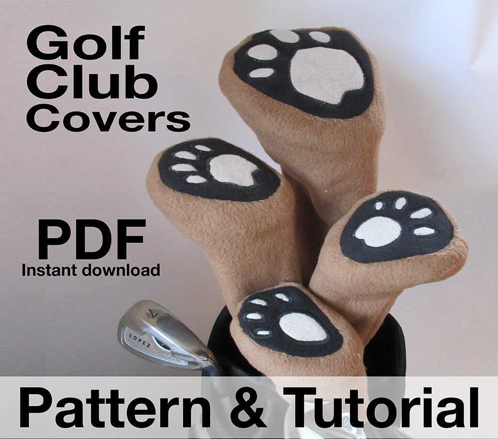 Knitting patterns for golf club head covers