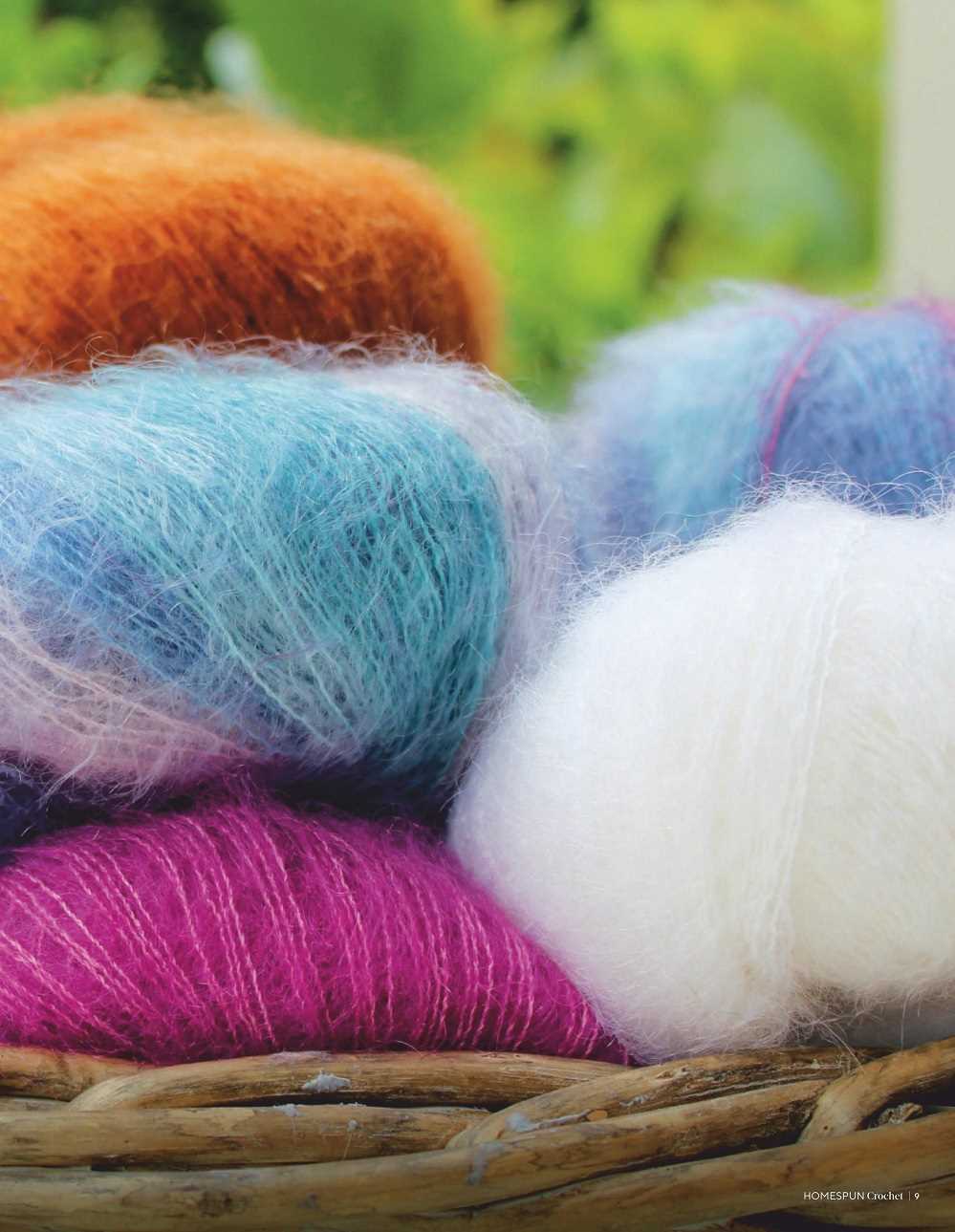 Knitting patterns for homespun yarn