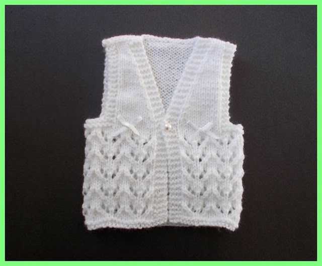 Knitting patterns for vests free