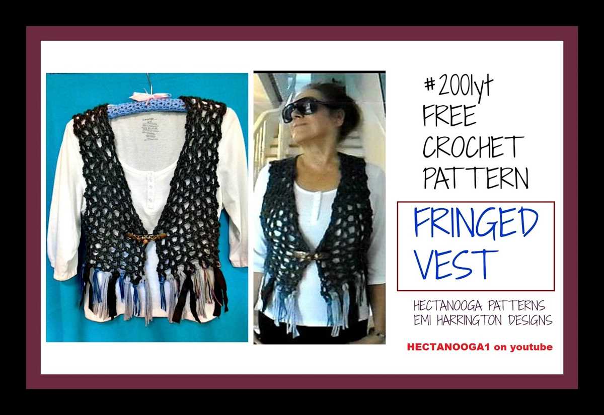 Knitting patterns vest tops