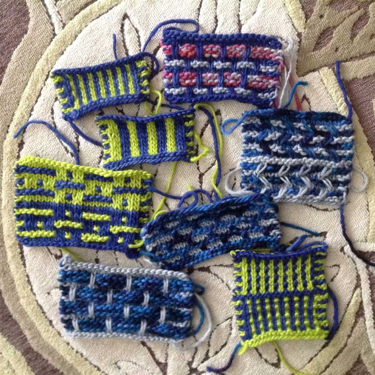 Knitting slip stitch patterns