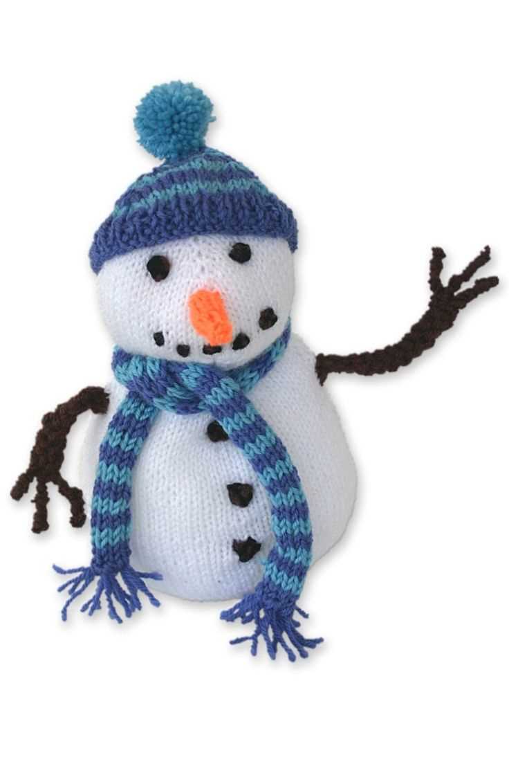 Knitting snowman pattern