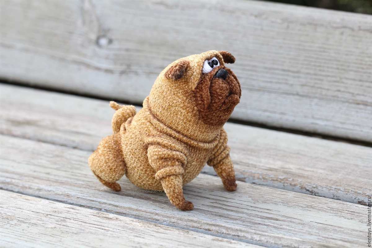 Create an Adorable Pug Dog with this Knitting Pattern Pug dog knitting pattern