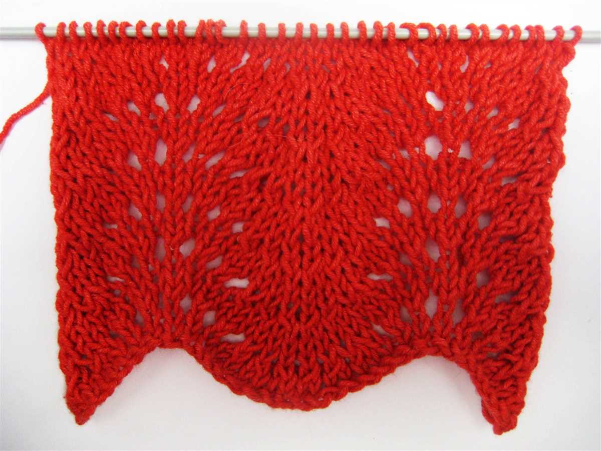 Feather and fan cardigan knitting pattern