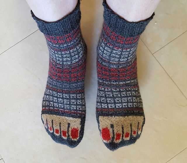 Knitted sock pattern free