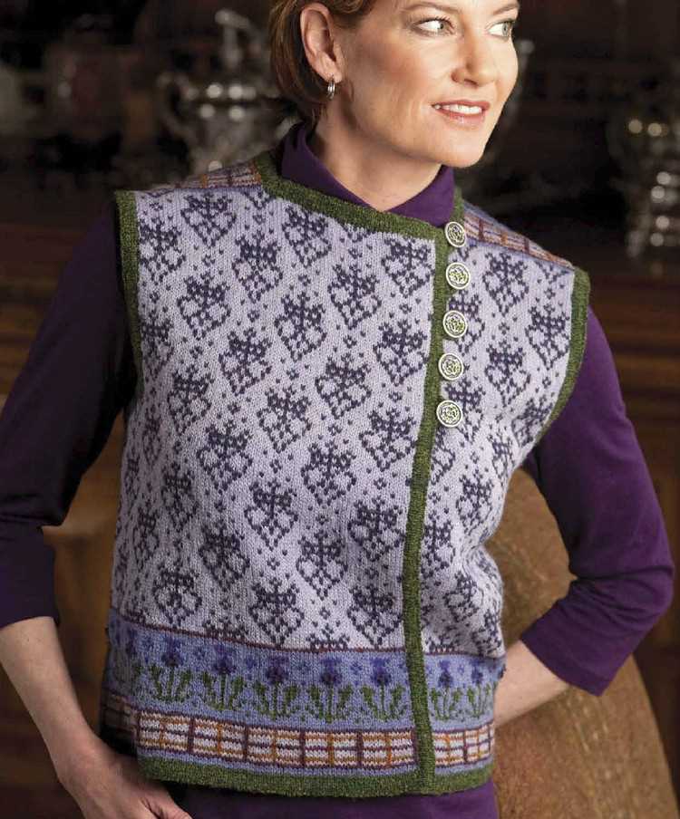 Dk vest knitting pattern