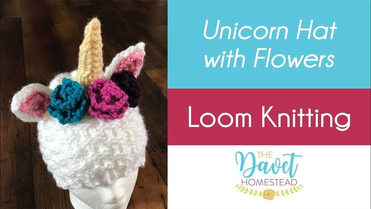 Knitting pattern for unicorn hat