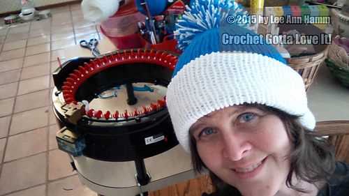 Double layer knitted hat pattern