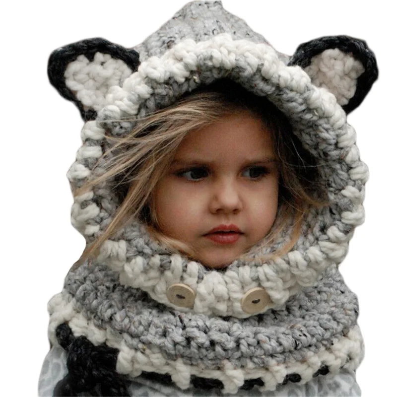 Animal hood knitting pattern