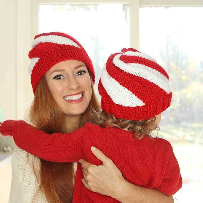 Ice cream hat knitting pattern