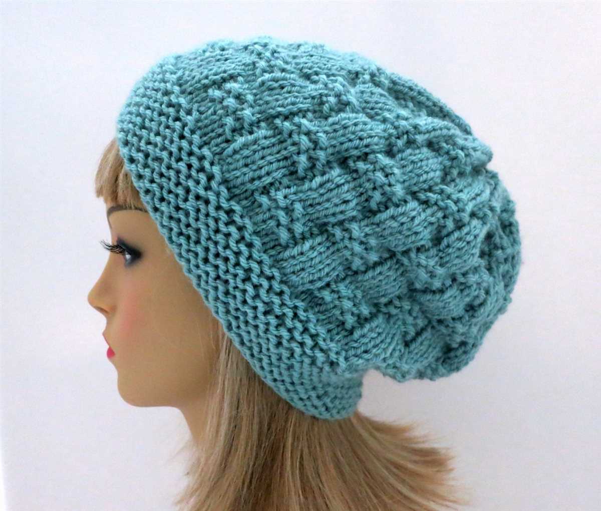 Knitting hats free patterns
