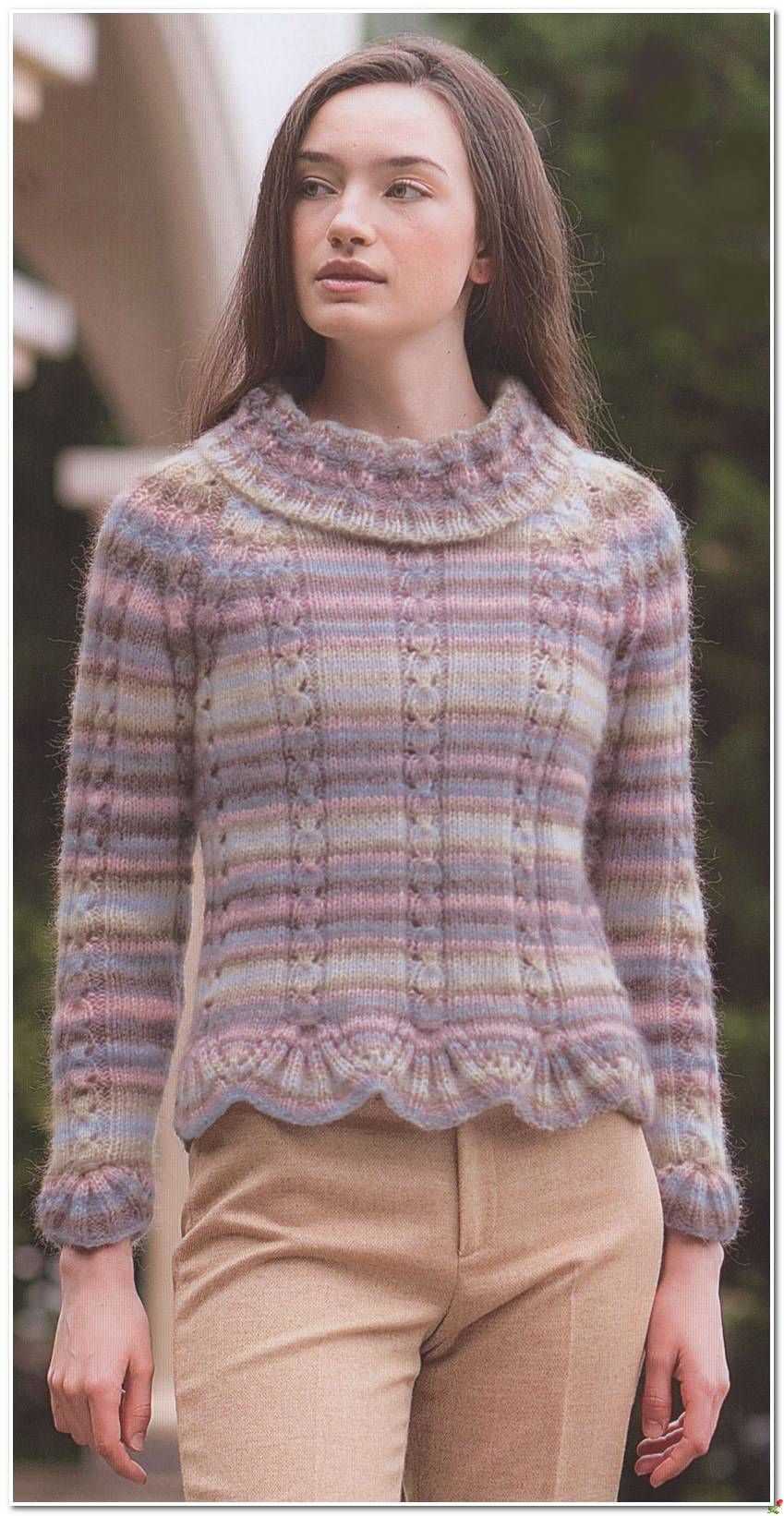 Lace jumper knitting patterns