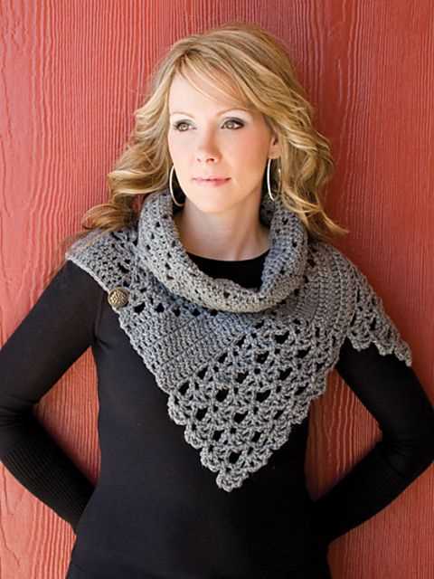 Lacy cowl knitting pattern
