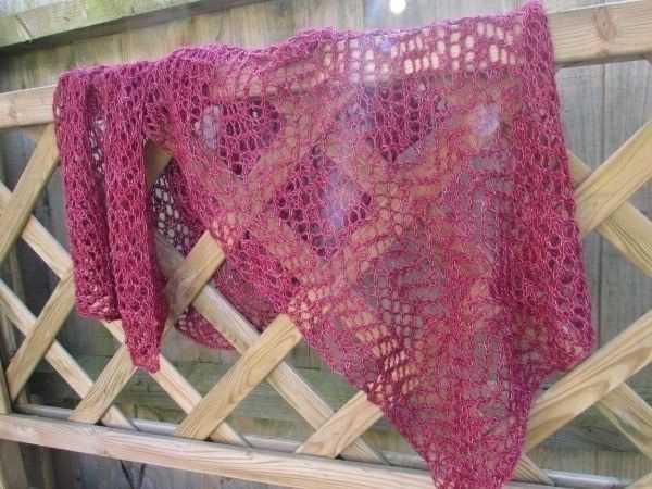 Lacy scarf knitting patterns free