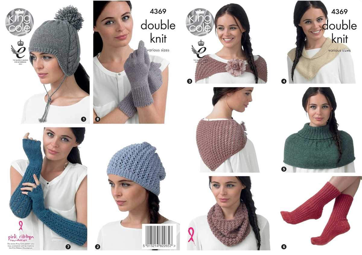 Ladies hat and scarf knitting patterns