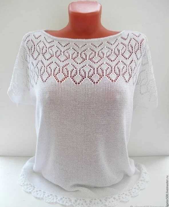 Ladies cotton top knitting patterns