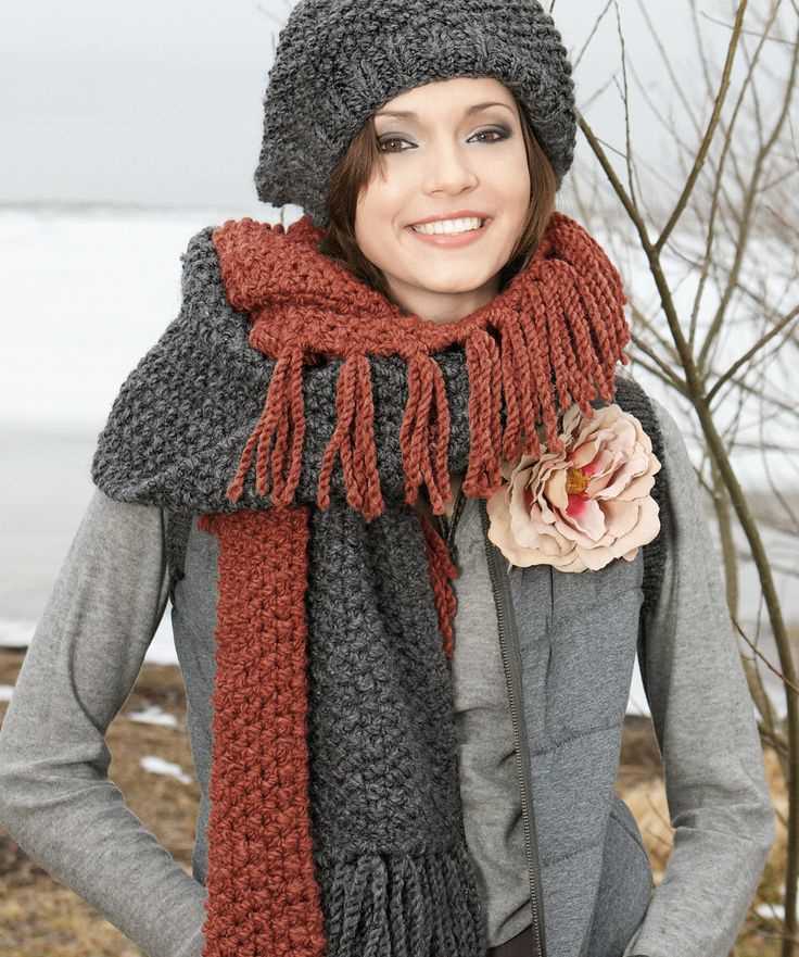 Ladies hat and scarf knitting patterns