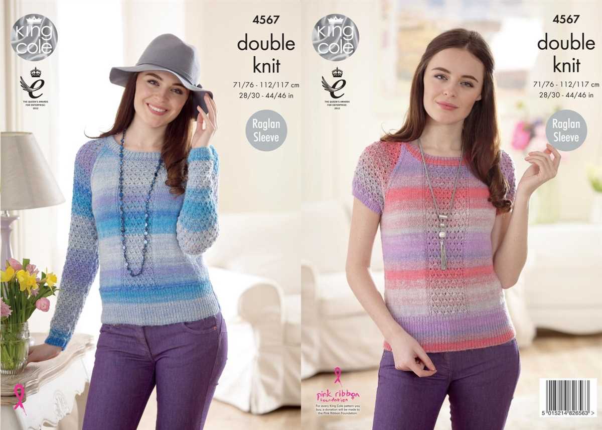 Ladies tops knitting patterns