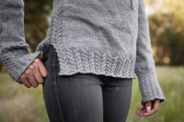 Ladies v neck sweater knitting patterns