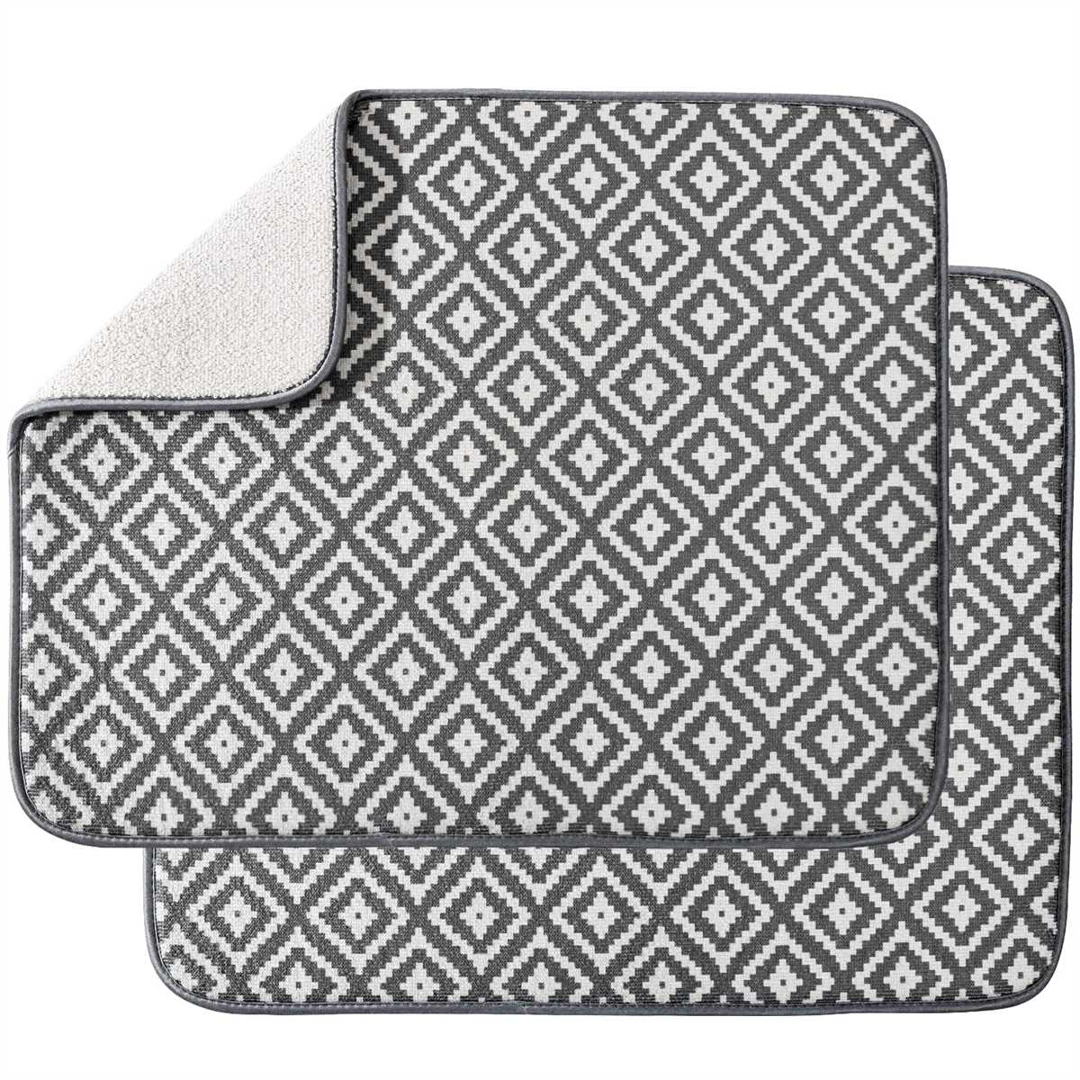 Knitted dish drying mat pattern