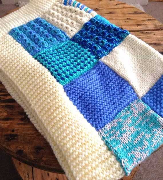 Lap blanket knit pattern