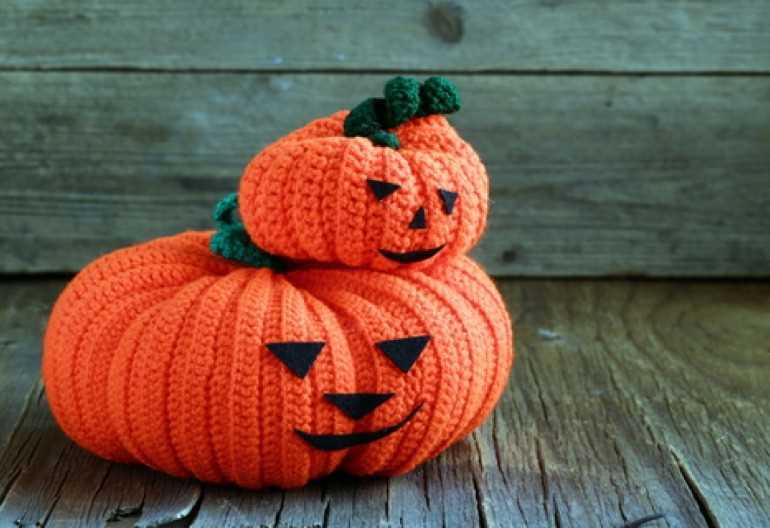 Large pumpkin knitting pattern free