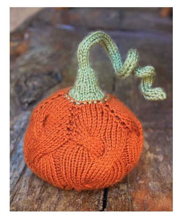 Large pumpkin knitting pattern free
