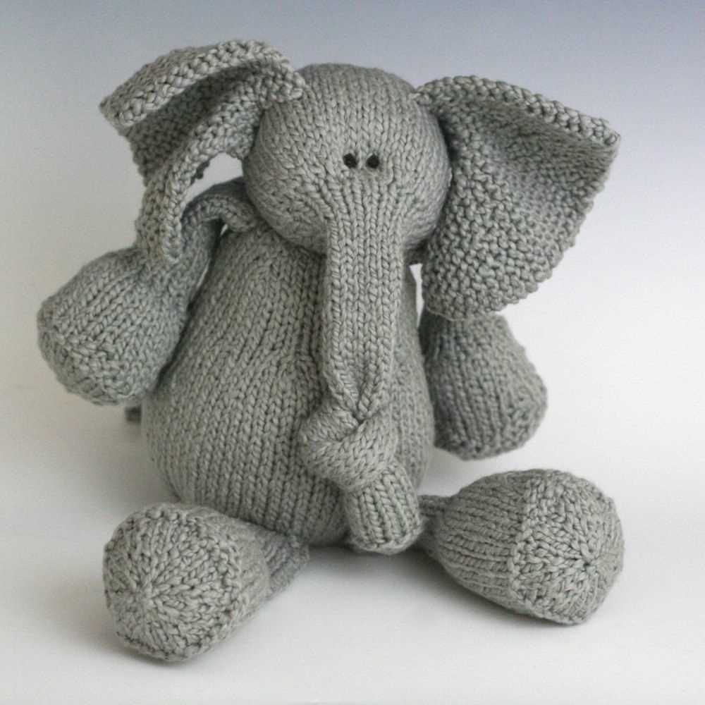 Knit stuffed animal pattern