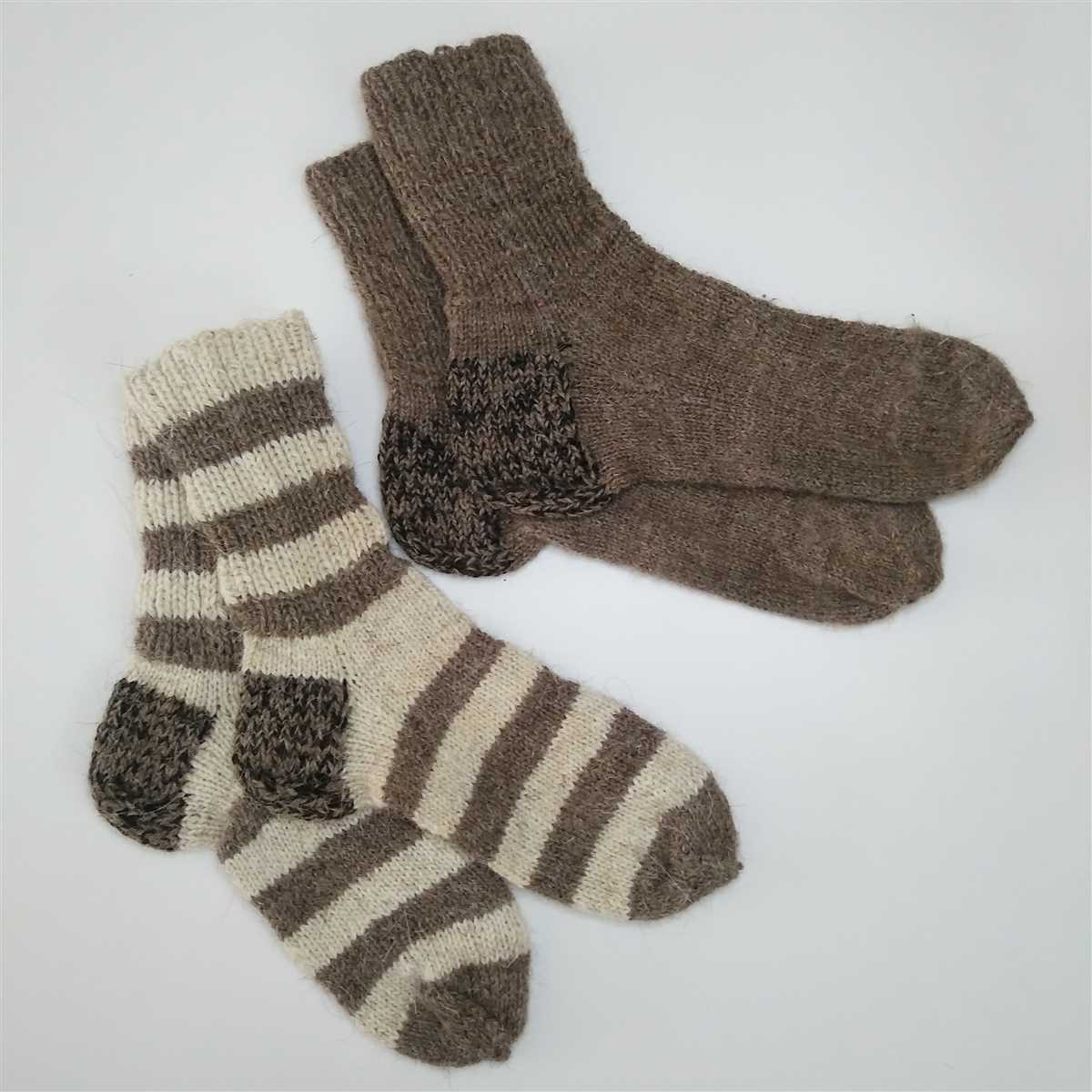 Free knitting pattern for mens wool socks