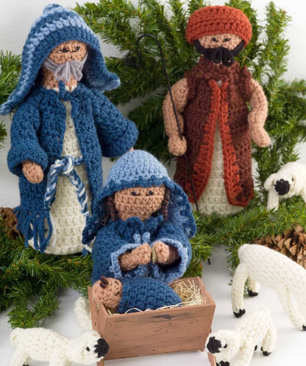 Free knitted nativity pattern