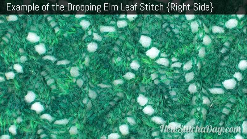 Exploring the Intricate Leaf Stitch Pattern in Knitting Leaf stitch pattern knitting
