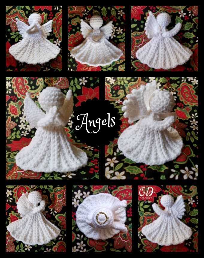 Let's knit christmas angel pattern
