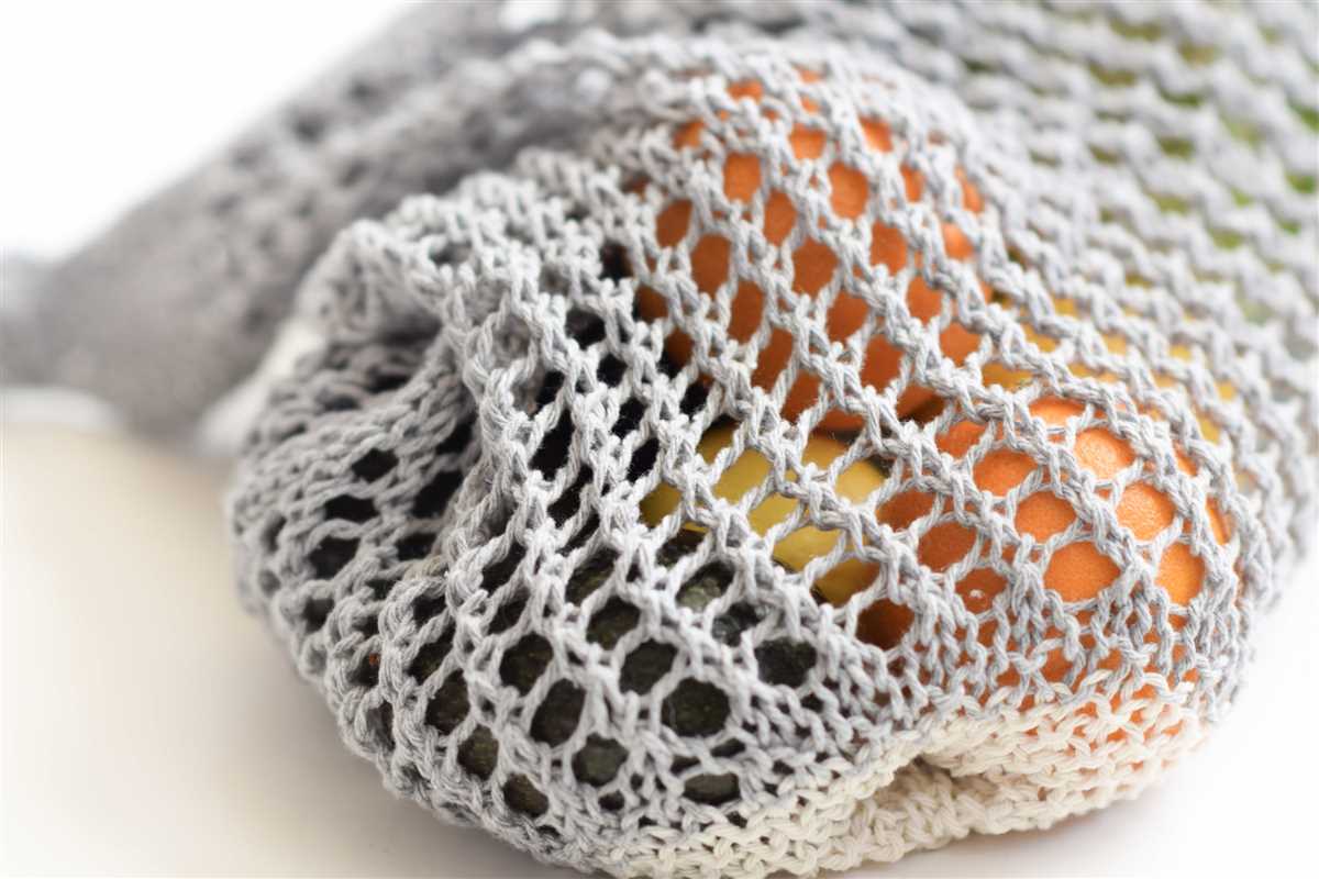 Knit market bag pattern