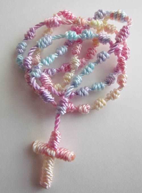 Knit rosary pattern