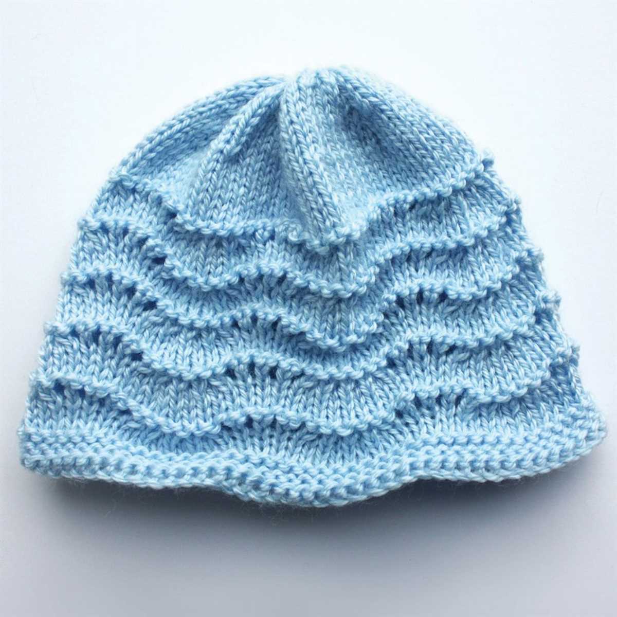 Baby hat knit patterns