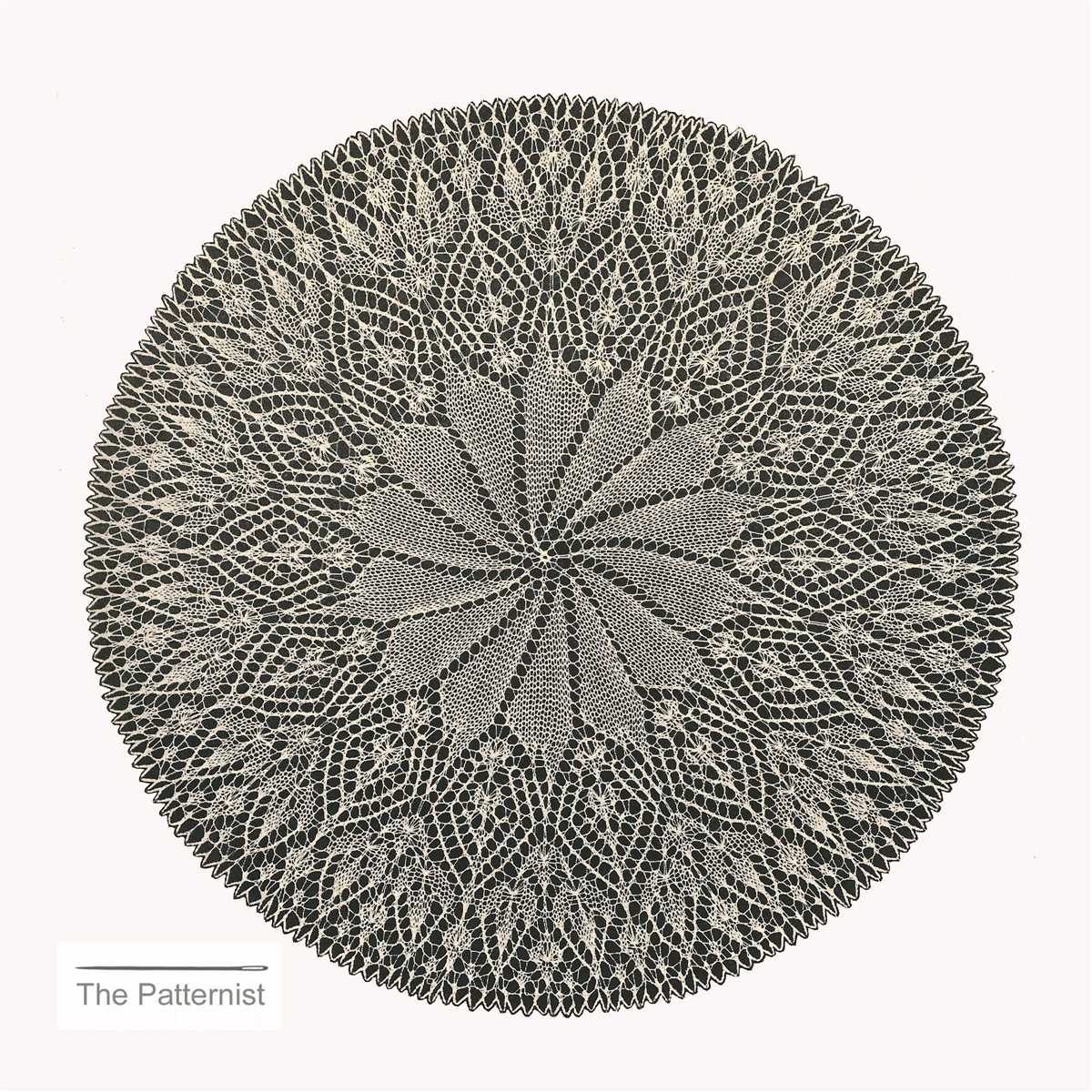 2 needle knitted doily patterns