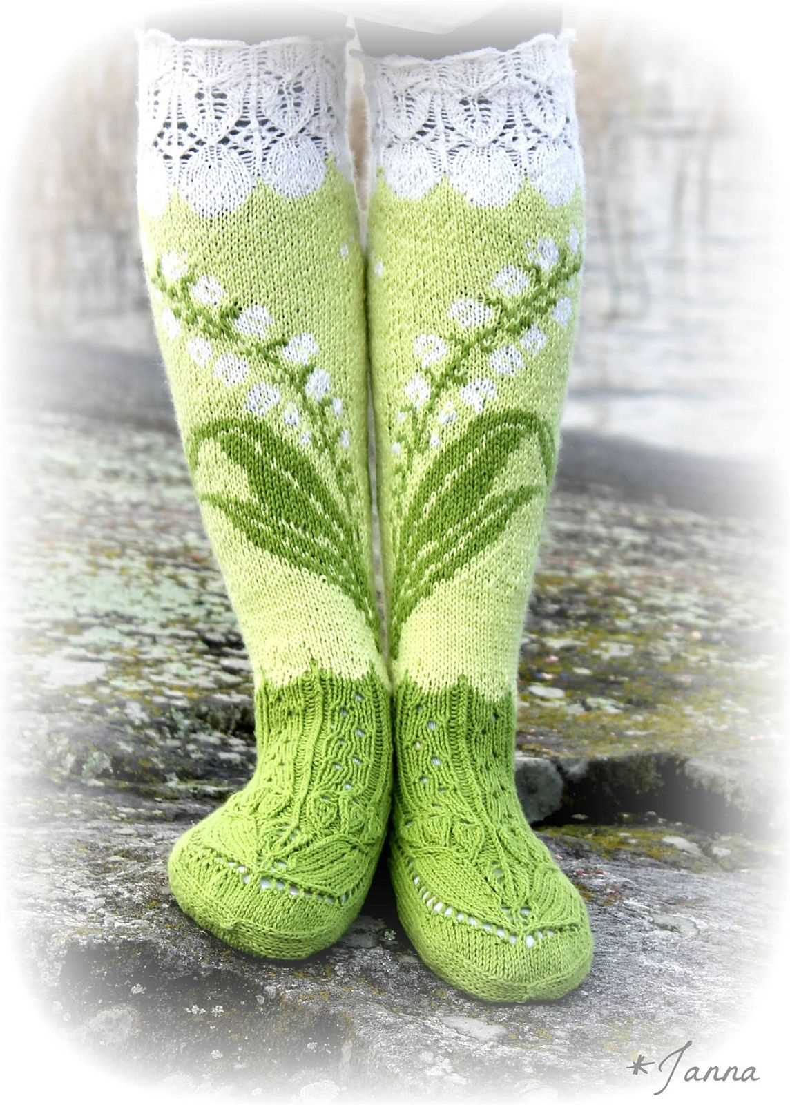 Lily of the valley knitting pattern