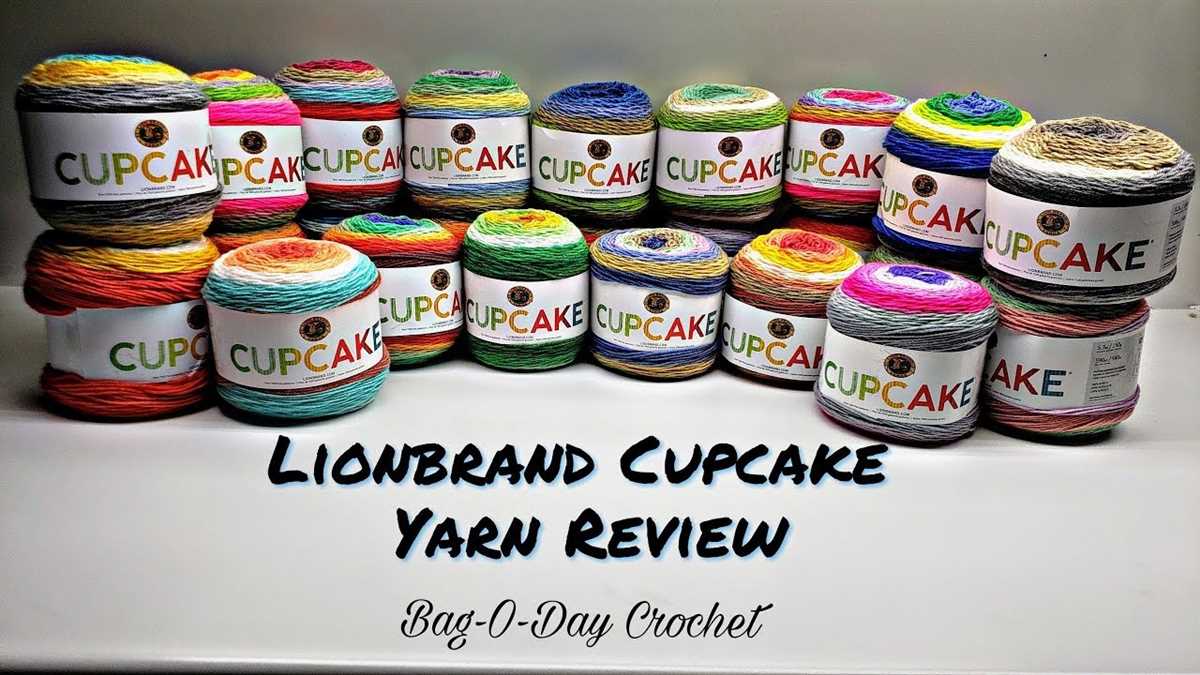 Lion brand cupcake yarn knitting patterns