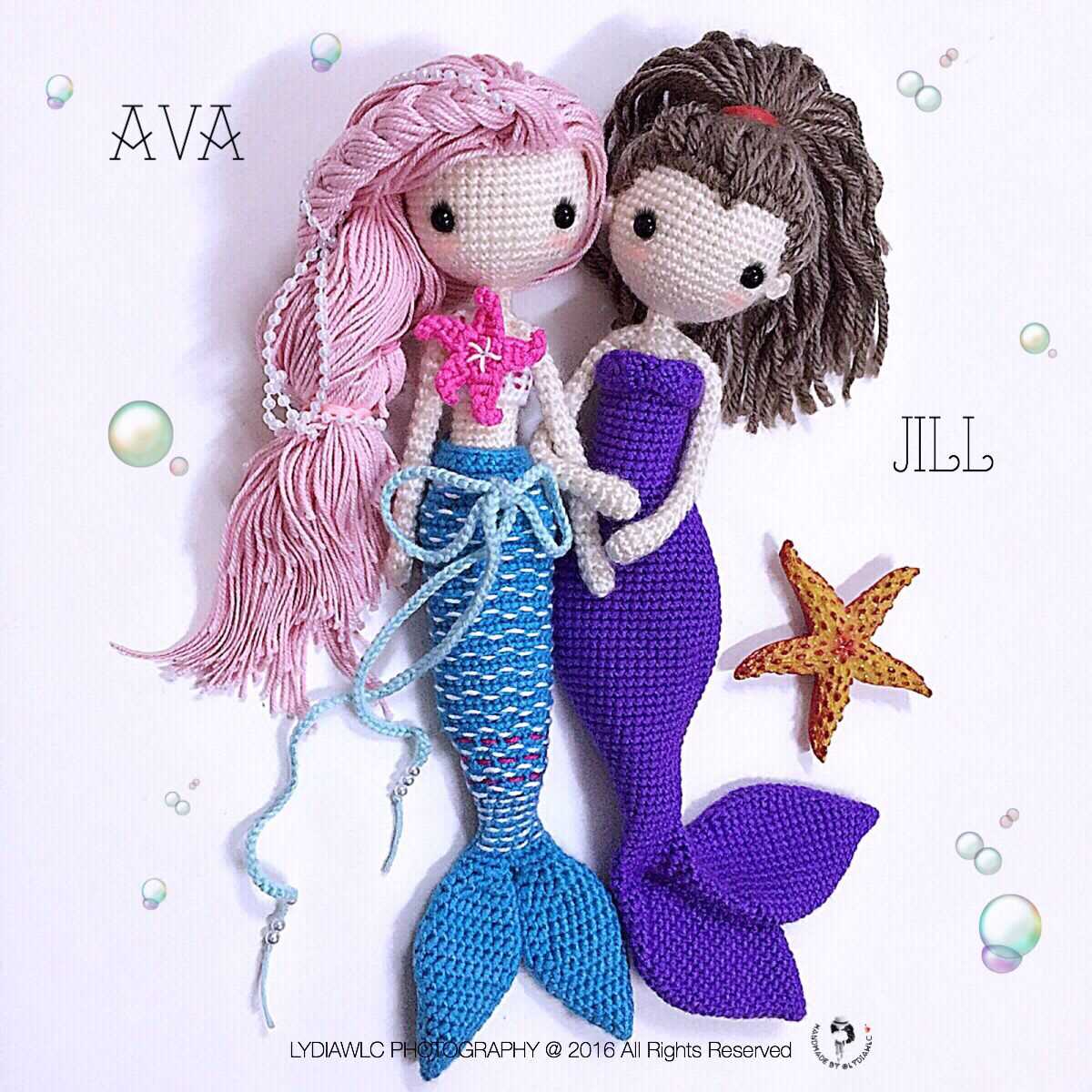 Little mermaid knitting pattern