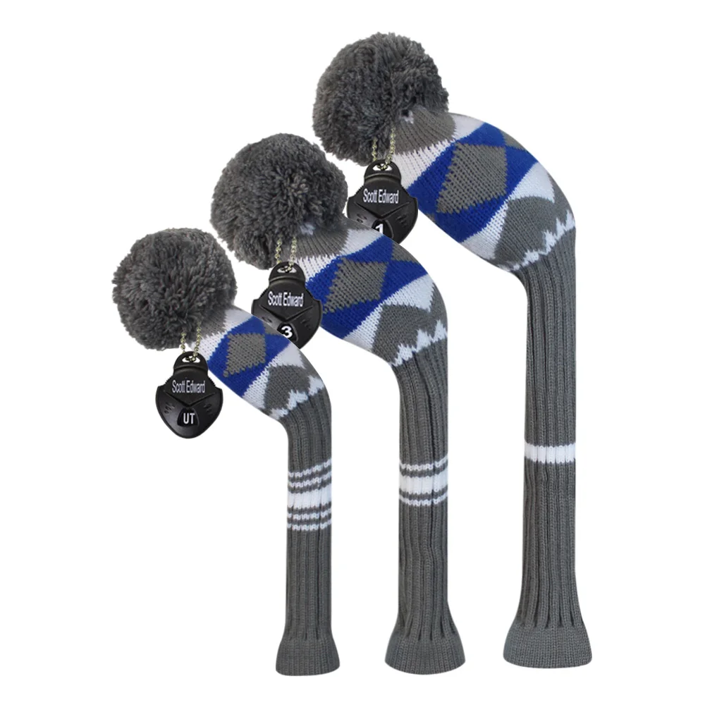Knitted headcovers for golf clubs patterns