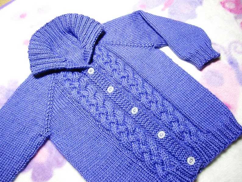 0-3 month cardigan knitting pattern